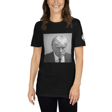 Load image into Gallery viewer, Trump’s Mugshot Short-Sleeve T-Shirt