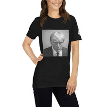 Load image into Gallery viewer, Trump’s Mugshot Short-Sleeve T-Shirt