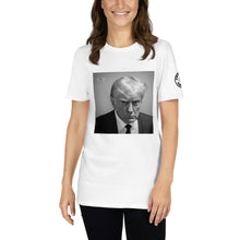 Load image into Gallery viewer, Trump’s Mugshot Short-Sleeve T-Shirt