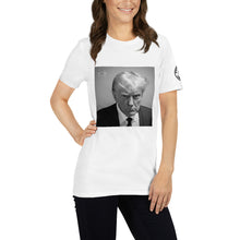 Load image into Gallery viewer, Trump’s Mugshot Short-Sleeve T-Shirt