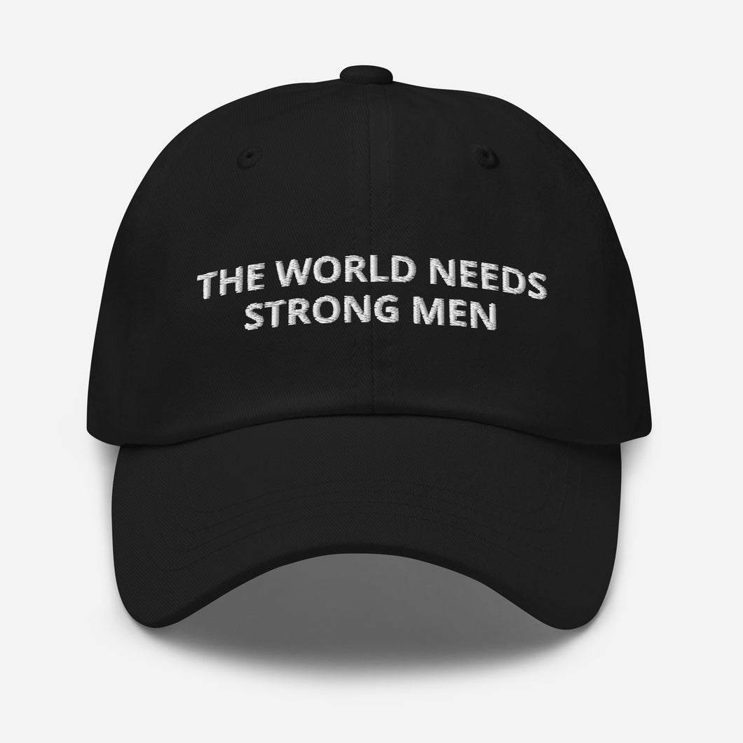 Strong Men Baseball Hat - Black